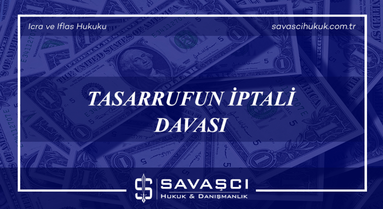 Tasarrufun iptali davası, borçlunun alacaklılarından mal kaçırmak amacıyla yaptığı hukuki işlemlerin geçersiz kılınmasını sağlayan, amacı alacağın tahsilinin sağlanması olan, şahsi hak doğuran önemli bir davadır. Bu dava türü, İcra ve İflas Kanunu'nun 277 ila 284. maddelerinde düzenlenmiştir.